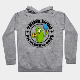 Pickle Think Dink Pickleball player Hoodie